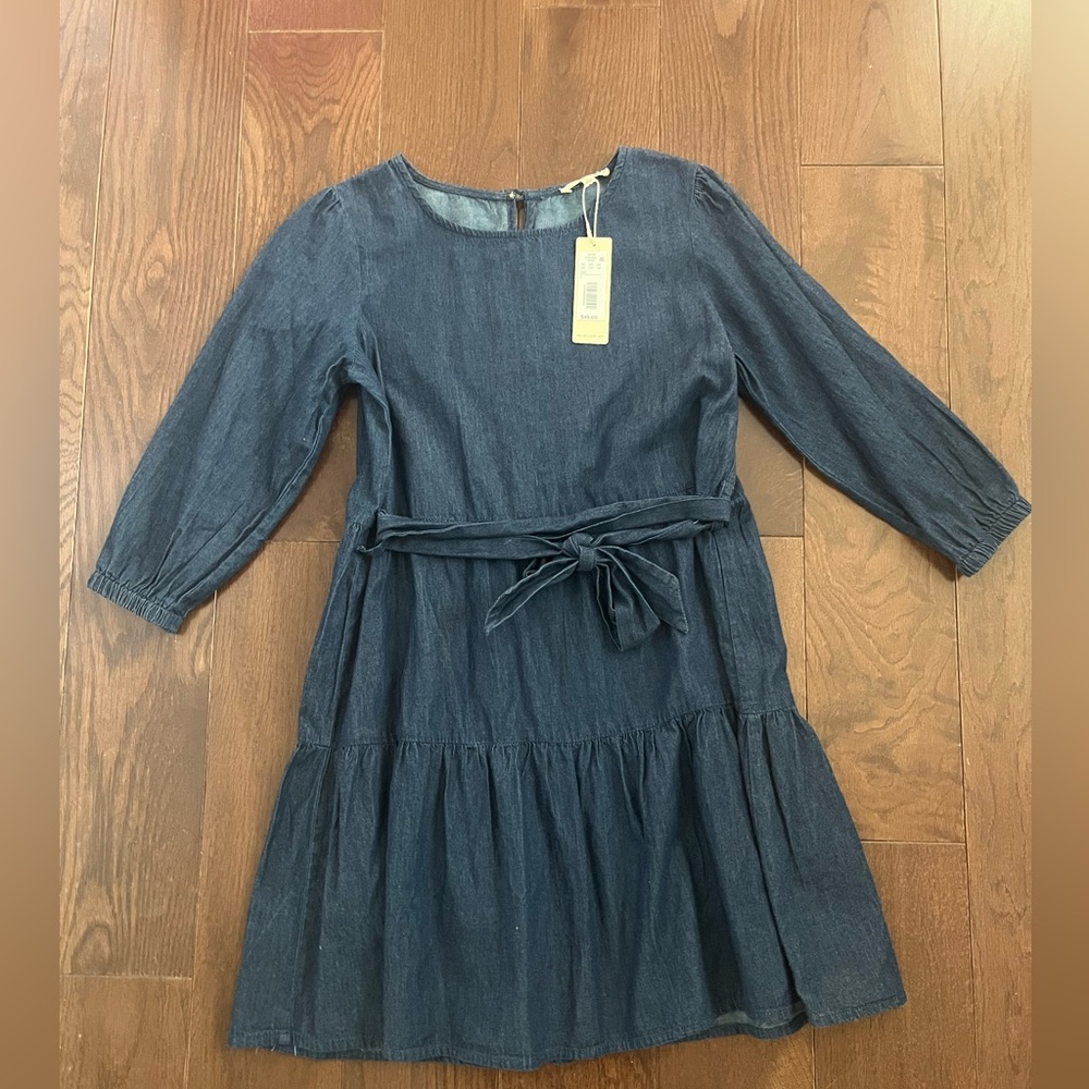 NWT Girls Denim Dress